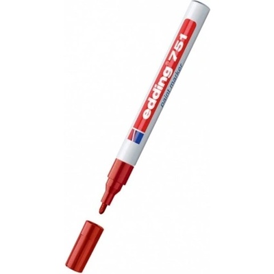 edding Маркер Edding 751, червен, от 1.0 до 3.0 mm, за различни повърхности (OK10000468)