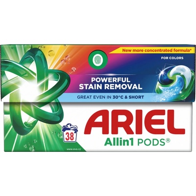 Ariel All in1 Pods Color prací kapsle 38 PD