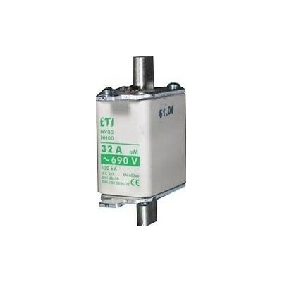 Poistka nožová ETI 004111728 NV00 32A aM 690V