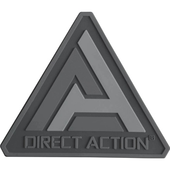 Direct Action Logo Patch PVC - Black