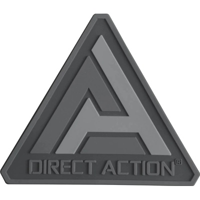 Direct Action Logo Patch PVC - Black