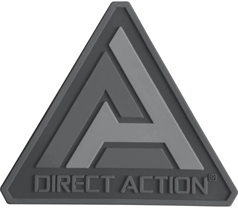 Direct Action Logo Patch PVC - Black