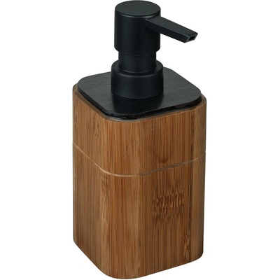 WENKO 26102100 - Дозатор за течен сапун SERRO 7, 5x16, 5 см кафяв/черен (WE0174)