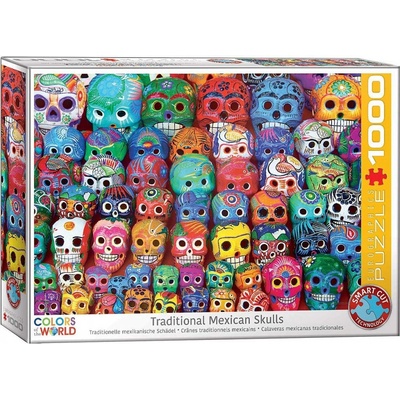Eurographics Traditional Mexican Skulls 1000 dielov