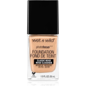 Wet n Wild Photo Focus vysoce krycí zmatňující make-up Classic Beige 30 ml