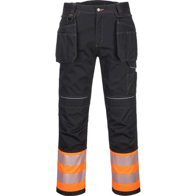 Portwest hi-vis КОБУР pw307 / Светлоотразителни панталони - hv оранжево/черно uk 33/eu 48 (pw307obr33)