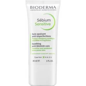 BIODERMA Sébium Sensitive Soothing Anti-Blemish Care успокояваща емулсия за проблемна кожа 30 ml
