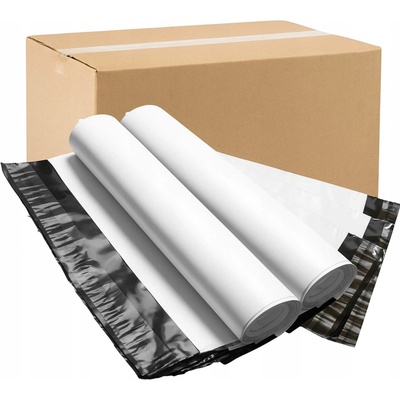 Plastové obálky IronPack 500x600mm bílé 500 kusů