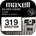 Maxell Бутонна батерия сребърна maxell sr527 sw 1.55v -319- 1.55v (ml-bs-sr527-sw)