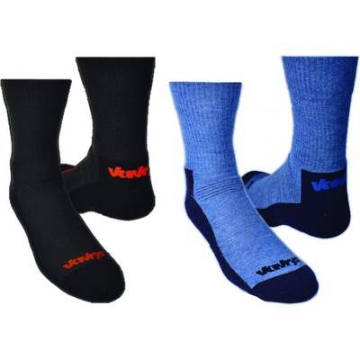 Vavrys Trek Coolmax 2-pack turistické ponožky černá/modrá