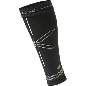 STOX Energy Socks Мъжки чорапи за бягане STOX Energy Socks Running Calf Sleeves Leg warmers - Black / Light Grey - размер 40-43 (EU) (207-2109-0111)