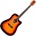 Pasadena PDC-10 Vintage Sunburst Акустична китара