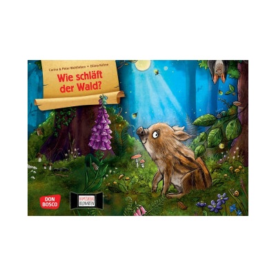 Wie schläft der Wald? Kamishibai Bildkartenset