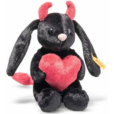 STEIFF Hoppie rabbit little devil black 14 cm
