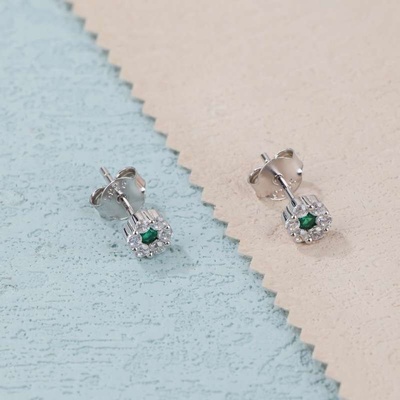 Jan Kos jewellery stříbrné náušnice MHT-2719/SZ00