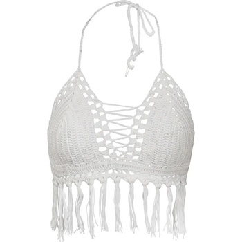 INTIMAX Bikini Weavefringe bikini top - White (White)