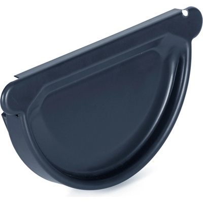 Evromat Čelo s tesnením pre odkvapový žľab 333 mm pozinkované lakované RAL 7016 antracit