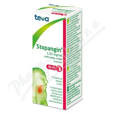 Stopangin 1.92 mg/ml ústny sprej roztok 30 ml