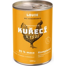 Louie Dog kuřecí s rýží 1200 g