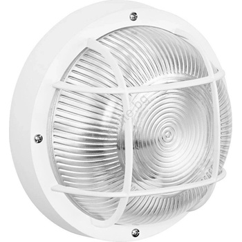 OSRAM - Външна стенна лампа BULKHEAD 1xE27/10W/230V Ø 19 см IP54 бяло (P227733)