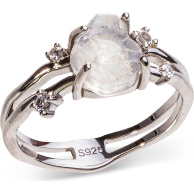 Silenti Jewelry Сребърен пръстен "Възглед" - 8 - 57мм (18.1мм диам. )