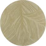 Flair Rugs Зелен вълнен кръгъл килим ø 160 cm Lino Leaf - Flair Rugs (503119373943)