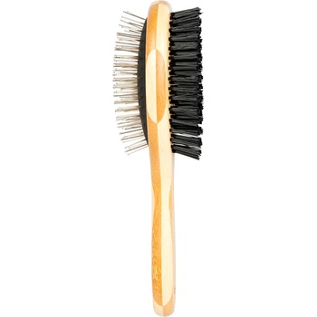 Duvo Plus Grooming Brush - Бамбукова чета 2в1 за кучета и котки 20см. /6 см