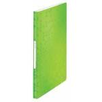 Leitz WOW display book in A4 format, pack of 10, each with 40 transparent pockets for 80 sheets, green, WOW, 46320054 - 46320054-10