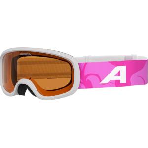 Alpina Детска ски маска Alpina Kid's Piney 2.0 S2 (VLT 20%) Ski goggles - White / Pink Matt / Orange - размер One Size (417-4041-0811)