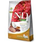 Farmina N&d dog grain free quinoa skin & coat quail, coconut adult mini - за чувствителен стомах, лъскав косъм и здрава козина, за кучета от мини породи, над 1 година, с пъдпъдъче месо, киноа, кокос и куркума
