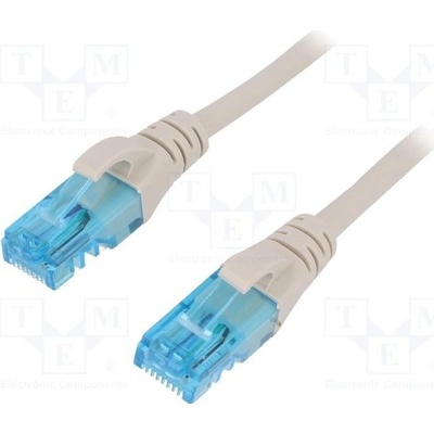 Digitus DK-1511-010 Patch, UTP, CAT 5e, AWG 26/7, měď, 1m, šedý