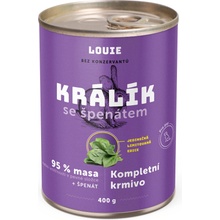 Louie Dog Králík se špenátem 400 g