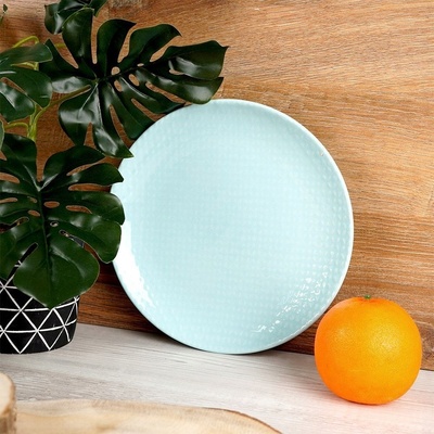 Orion Dezertný tanier RELIEF 21 cm zelenkavý