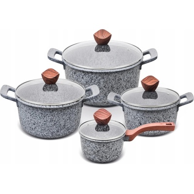 Promis Sada hrnců GRANITE z hliníku 10 ks
