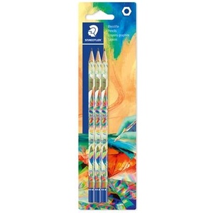 STAEDTLER Графитен молив, HB, шестоъгълен, STAEDTLER "170 BK3-2", Multiversum 170BK3E2-2 (170BK3E2-2)
