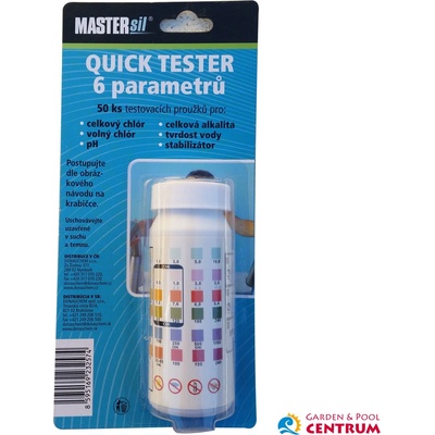 MASTERsil Quick prúžkový tester 6v1
