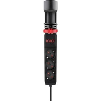 IOIO Кабелен удължител IOIO за монтаж на маса, 3 гнезда 1, 5 м, 2xUSB-A, 1xUSB-C, черен 41211 (41211)