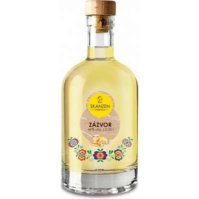 Skanzen Zázvor 44% 0,35 l (holá láhev)