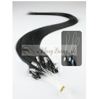 Micro ring 60 cm 0,7g/pr. 50 ks uhľovo čierna