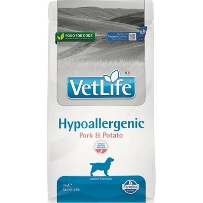 Vet Life Natural Canine Hypoallergenic Pork & Potato 2 kg