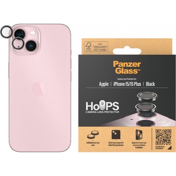 Panzer Стъклен протектор за камера PanzerGlass - Hoops, iPhone 15/15 Plus (5711724011382)