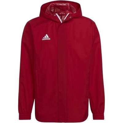 adidas ENT22 AW JKT červená biela pánska futbalová bunda