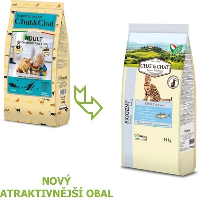 Chat & Chat Expert Adult Tuna & Peas 14 kg