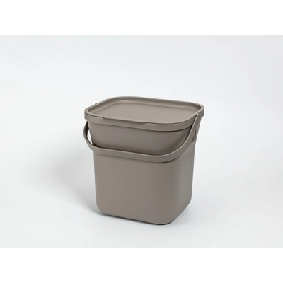 Plastia Kôš na bioodpad s vložkou - 6 l taupe