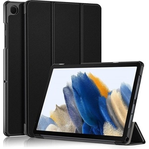 Gigapack Samsung Tab A11 Plus LTE GIGAPACK Tok стоящ, с кожен ефект, активен FLIP, държач за настолен компютър, ЧЕРЕН GP-150663 (GP-150663)