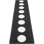 Pappelina Черно-бяла пътека за открито и закрито 70x300 cm Vera Black - Pappelina (VEX730)