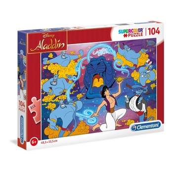 Clementoni Aladdin Пъзел 104 броя Анимации (8005125272839)