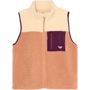 Roxy Дамски поларен елек Roxy Women's Boundless Spirit Vest 2 Fleece vest - Cafe Au Lait (132-1682-0213)