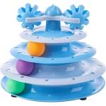 PlayMe Interactive toy for cats - Интерактивна играчка за котки с 3 топки и две ролки