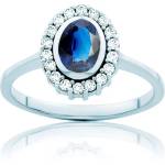SAVICKI Пръстен Heart of The Ocean: бяло злато, син сапфир - savicki - 3 643,71 лв